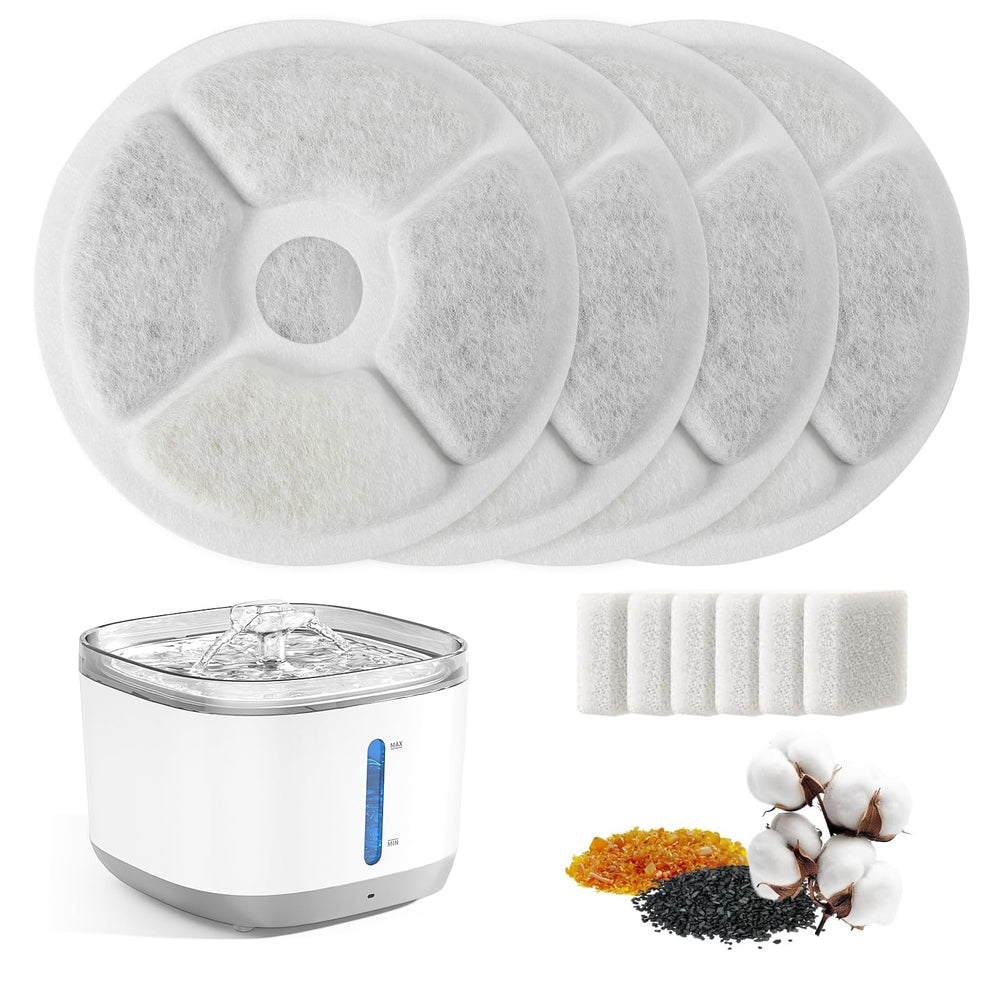 Magetang cat fountain filters pack—ideal-fit for 100oz fountain, easy replacement for fresher water