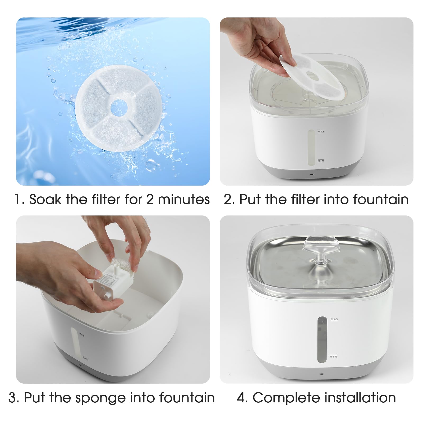 Magetang hydration-friendly water—clear stream encourages confident sipping