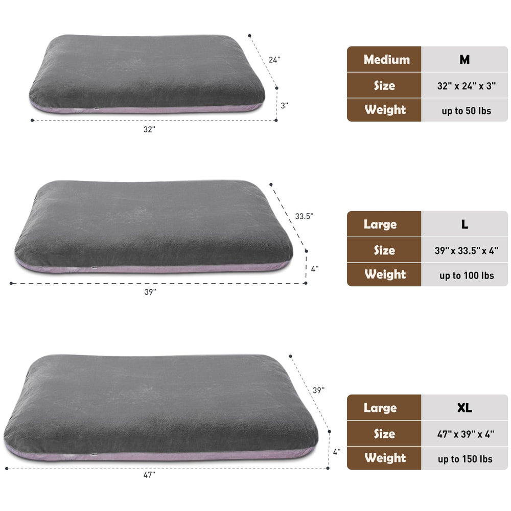 Magic Dog 39x33.5 inch dimensions provide spacious rest for large dogs.