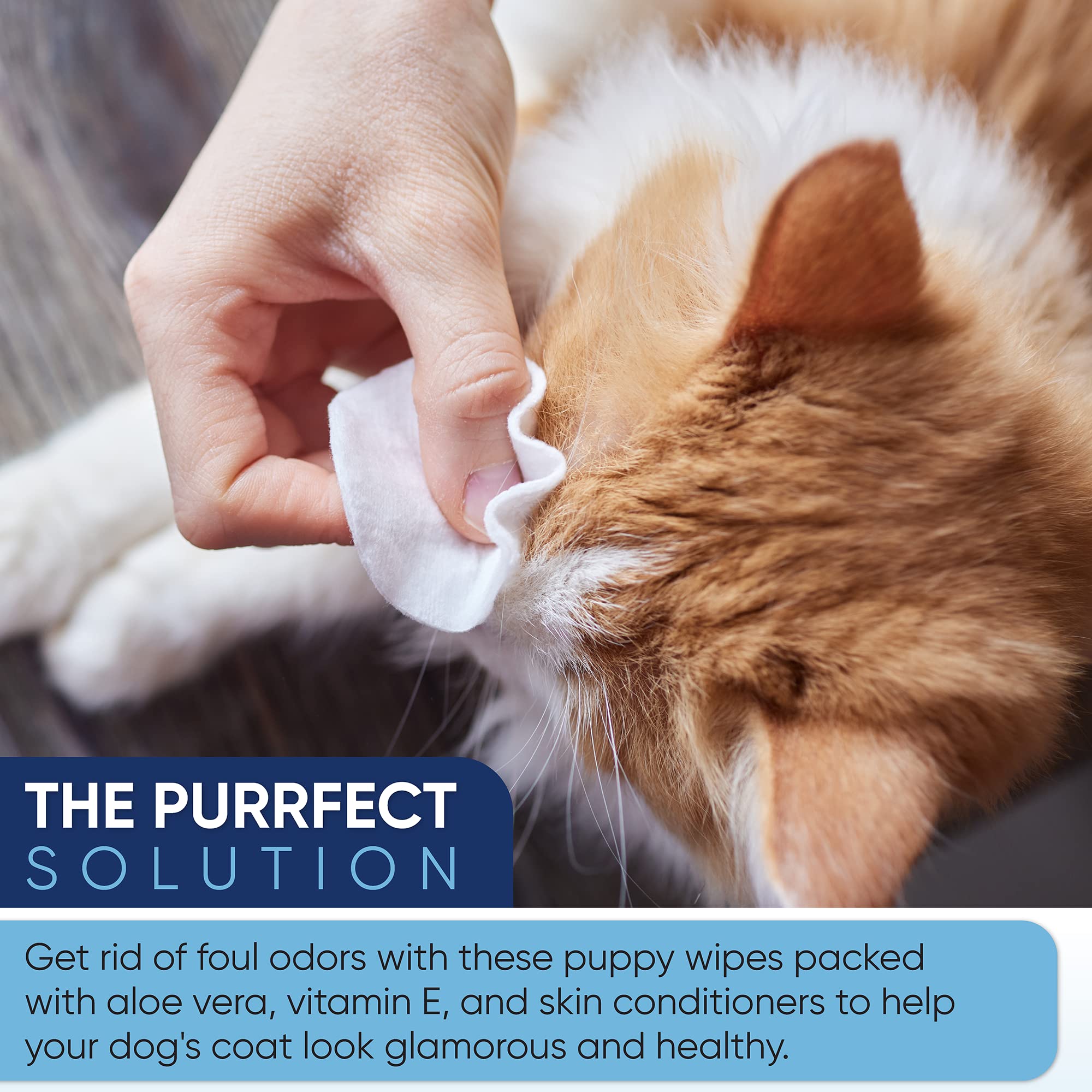 Magicare pet wipes for face care, quick wipe-down after walks.