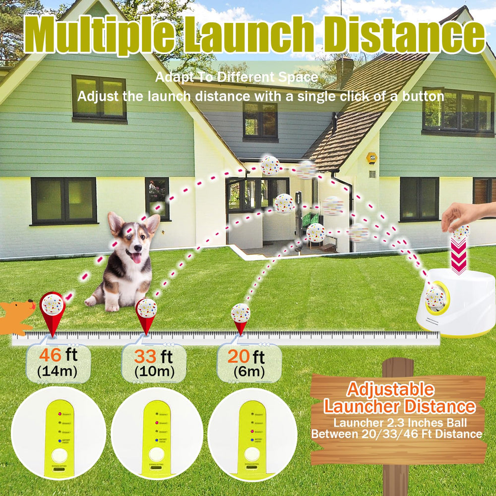 Magicorange three-distance setting control for adaptable play