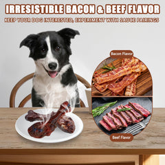 Magicorange beef-flavor nylon dog toy delivers flavorful gnaws and extended play.