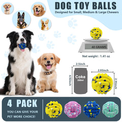 Magicorange dog ball in blue emphasizes durability and bounce