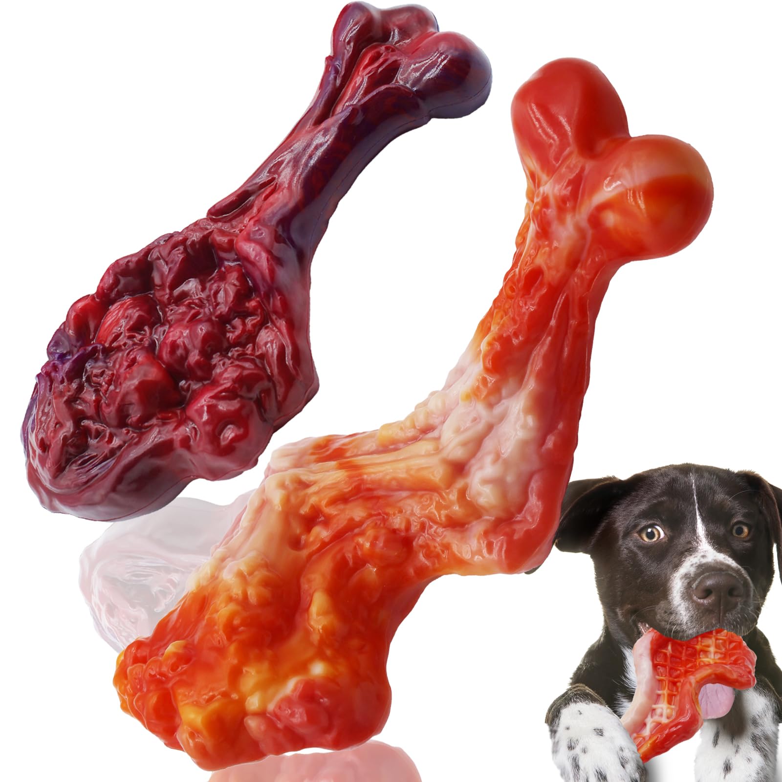 Magicorange durable nylon dog chew toy for aggressive chewers