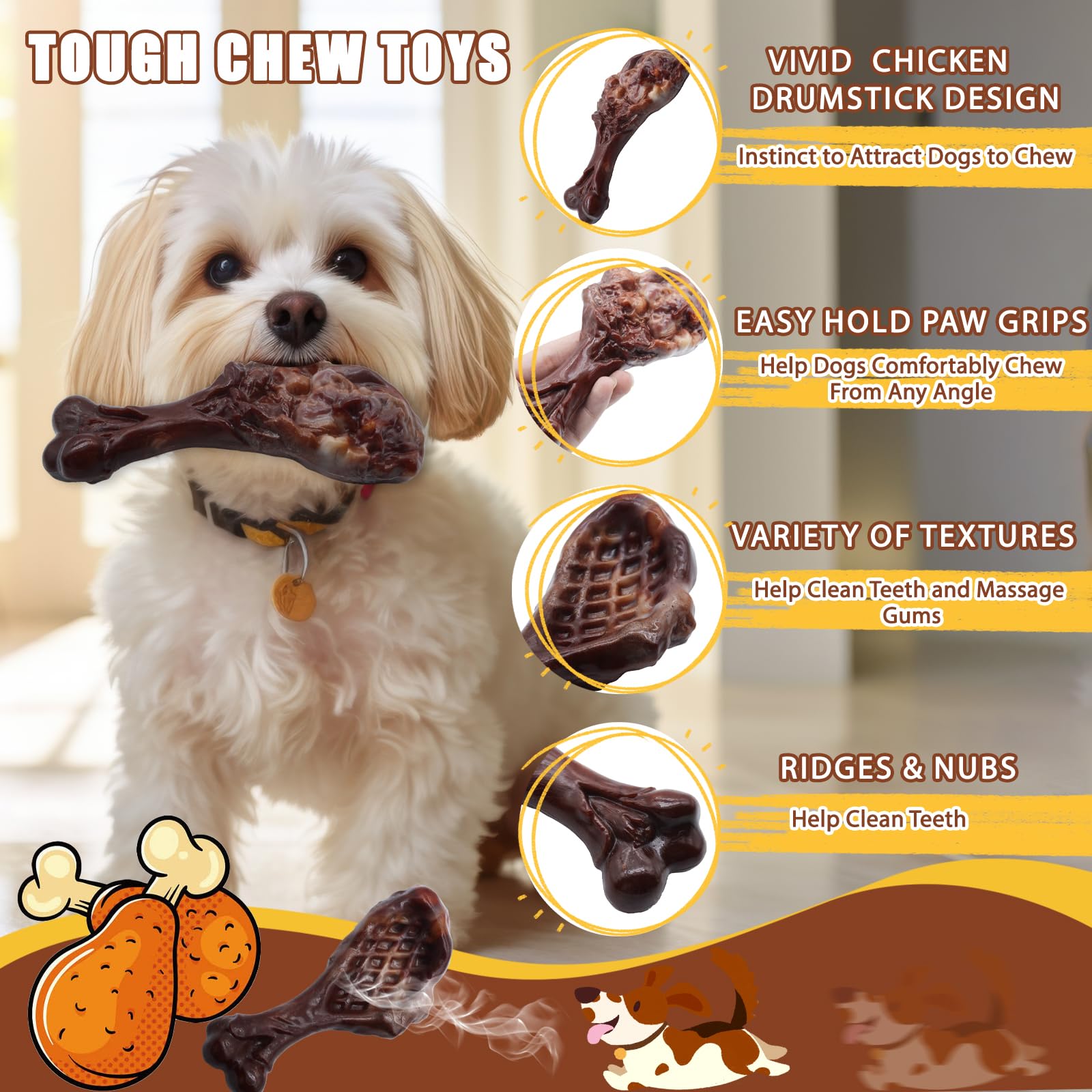 Magicorange dog chew toy presented as an interactive gift for dogs