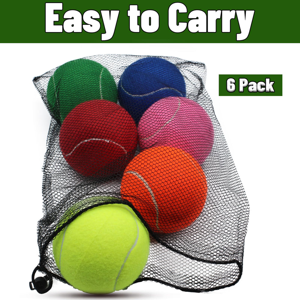 Magicorange dog tennis ball in outdoor play scene encouraging activity.