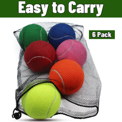 Magicorange dog tennis ball in outdoor play scene encouraging activity.