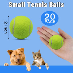 Magicorange dog tennis ball yellow, high-visibility for quick tracking during fetch.