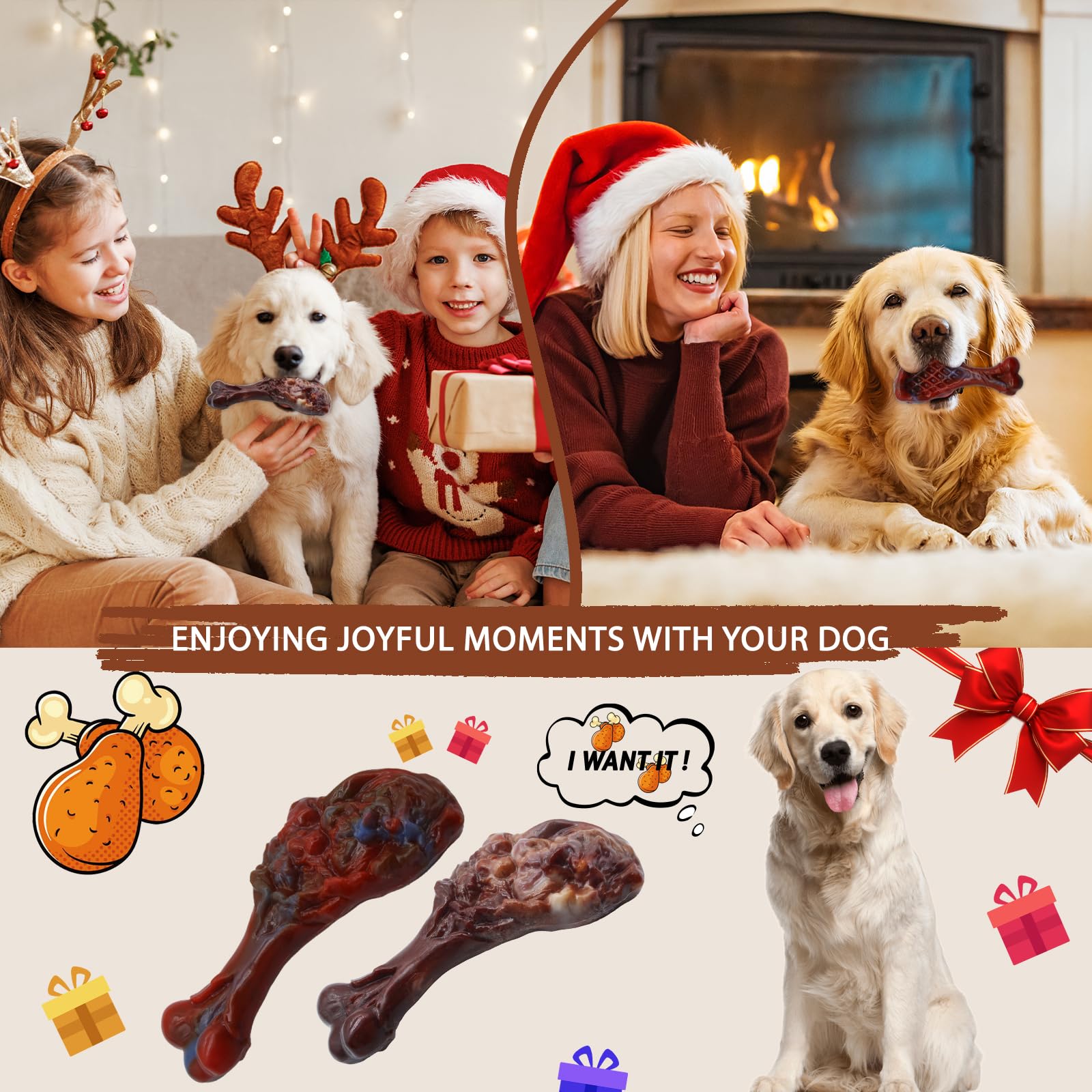 Magicorange indestructible nylon construction supports hours of safe chewing.