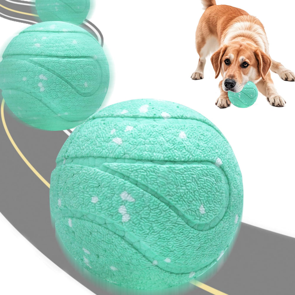 Magicorange lake blue rolling ball front view shows durable E-TPU shell for longer play