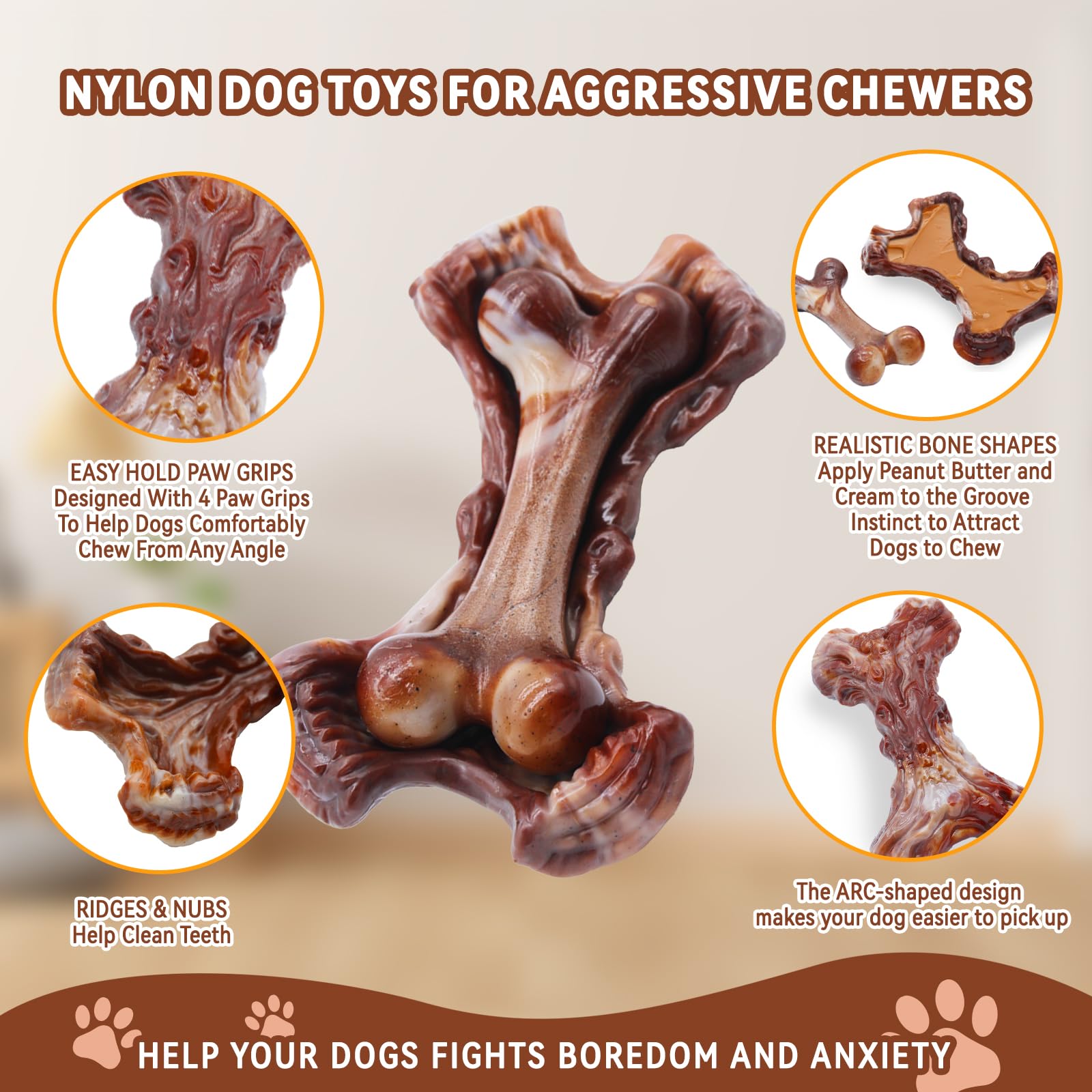Magicorange Bacon flavor infusion attracts dogs and boosts playtime.
