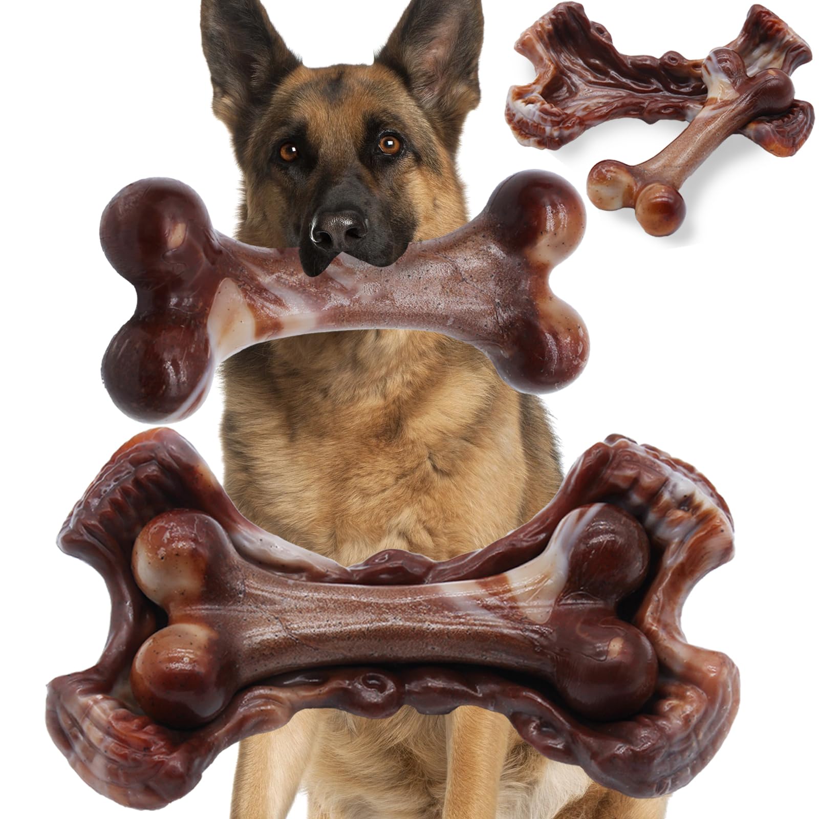 Magicorange Tough Nylon Bone toy offers durability for aggressive chewers.