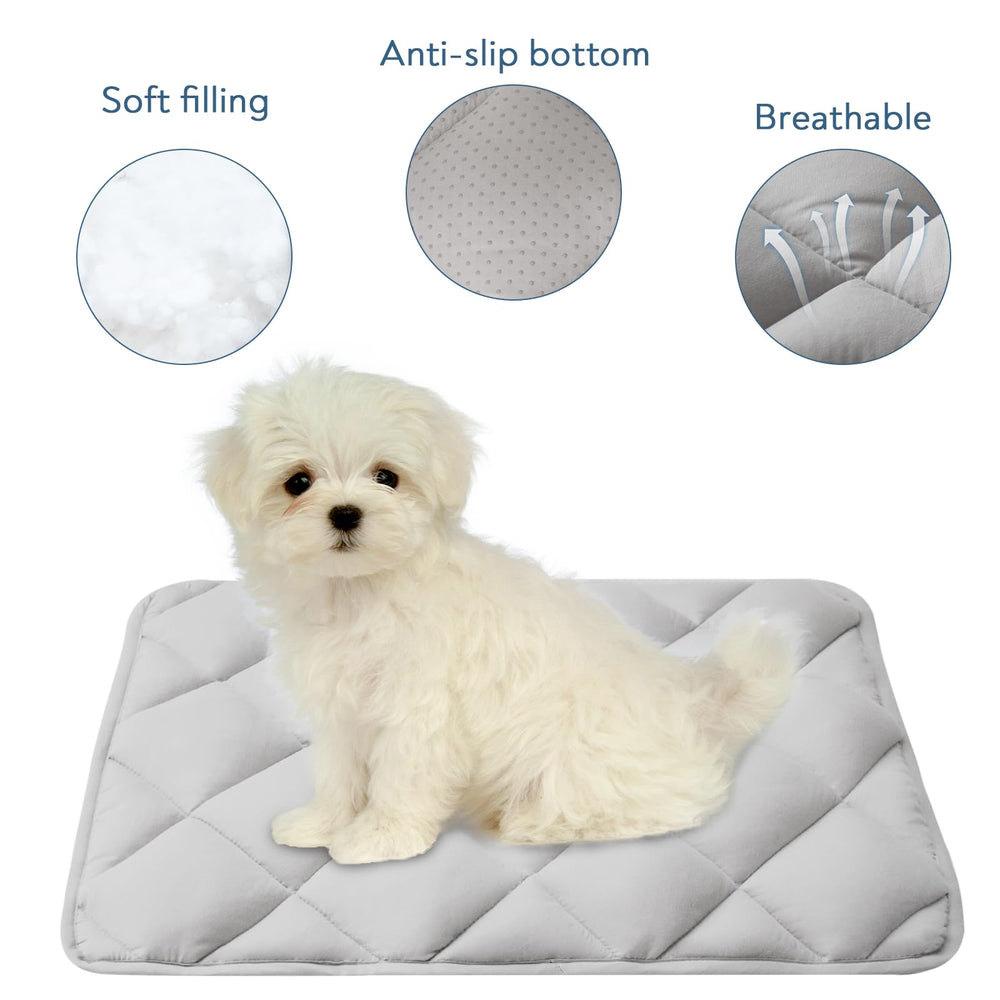 Magik & Kover anti-slip bottom pad prevents shifting on wooden floors.
