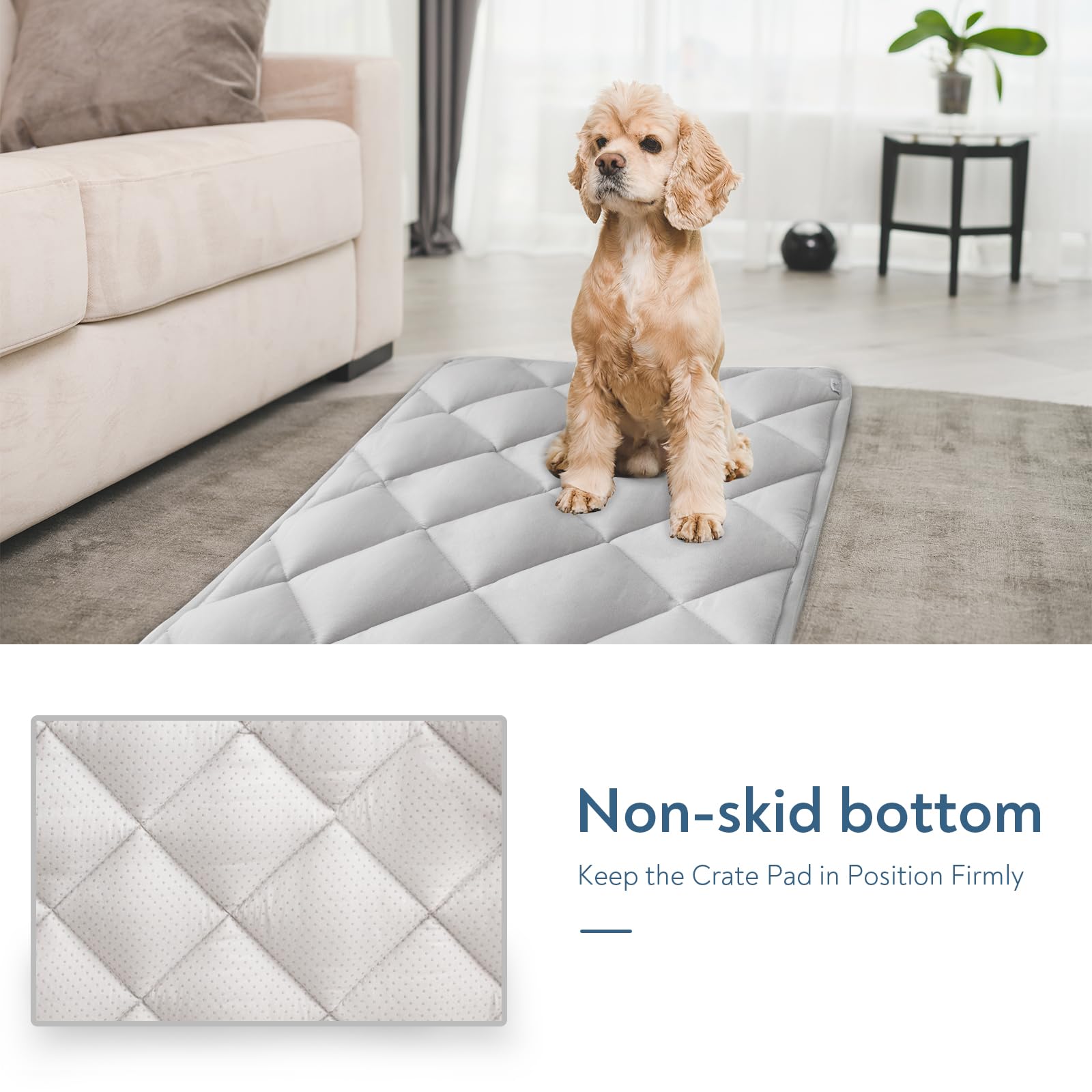 Magik & Kover fits 30-inch kennels for versatile crate setup.