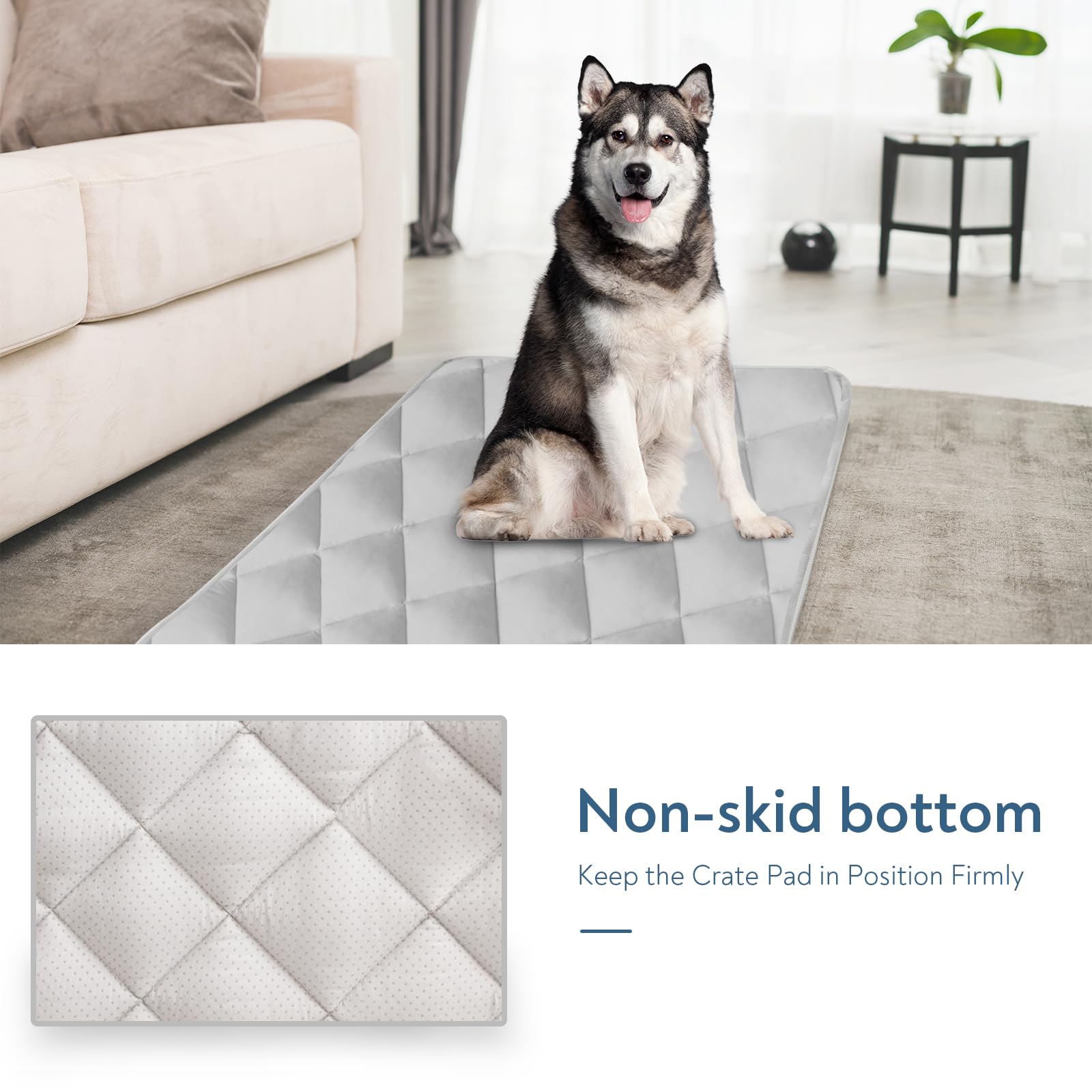 Magik & Kover crate pad machine washable for easy cleaning