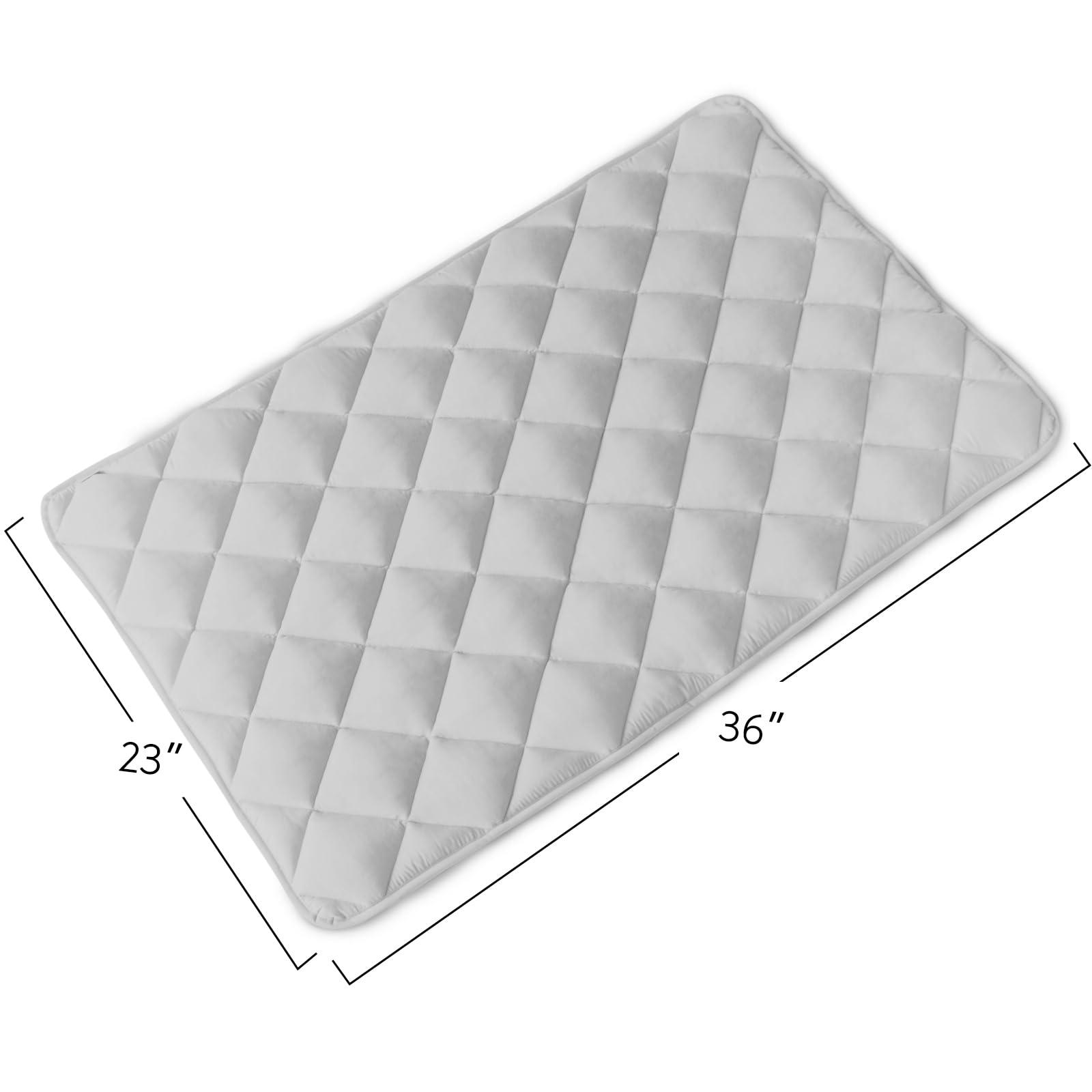 Magik & Kover crate pad with cushioned middle fill maintaining shape