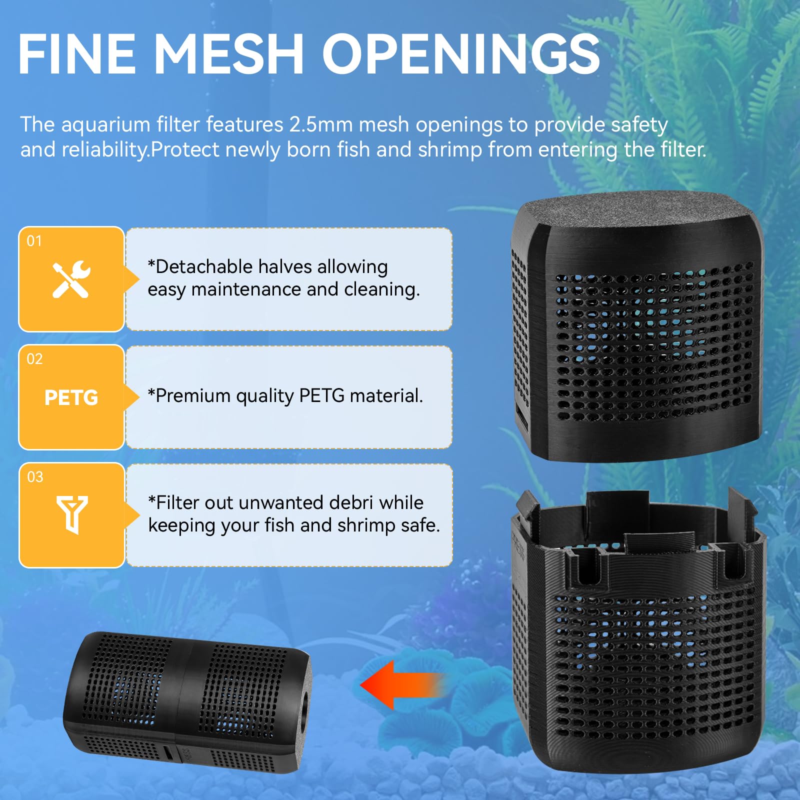 Compatible with Fluval FX2/FX4/FX6 for easy upgrade.