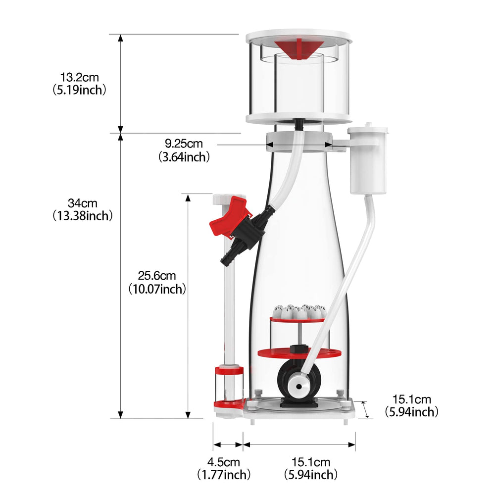 MagTool N130 Plus bottom-open outlet saves space in tight sumps