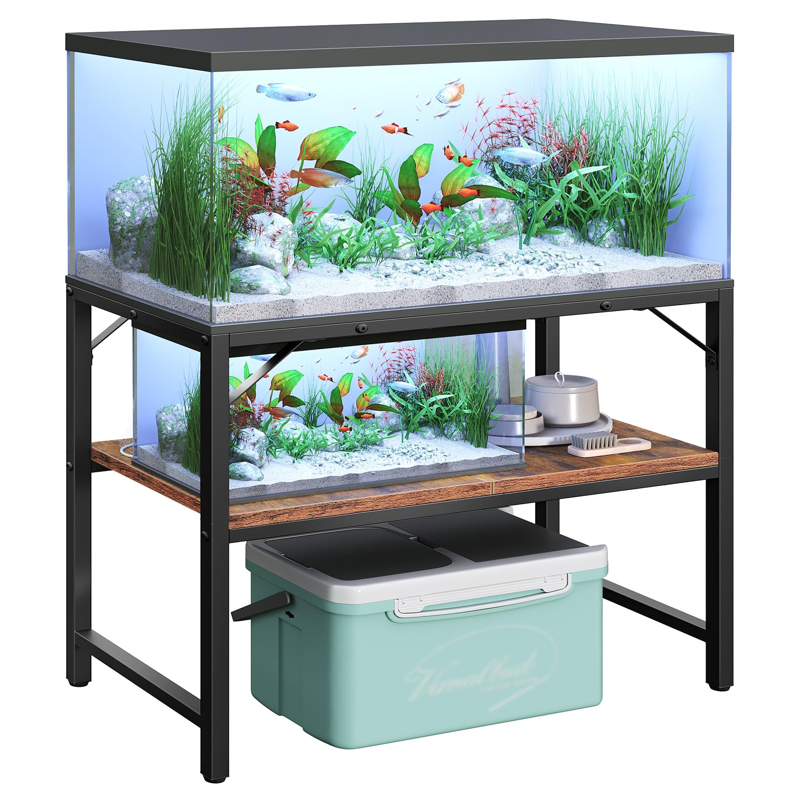 MAHANCRIS stand assembly with numbered parts and tools
