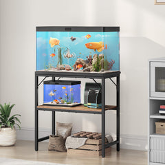 MAHANCRIS 20gal stand middle shelf usable for smaller tanks and tools