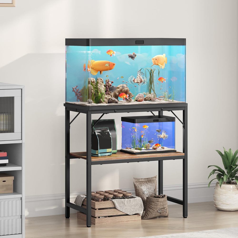 MAHANCRIS 20gal stand sturdy cross-frame and corner triangles visible