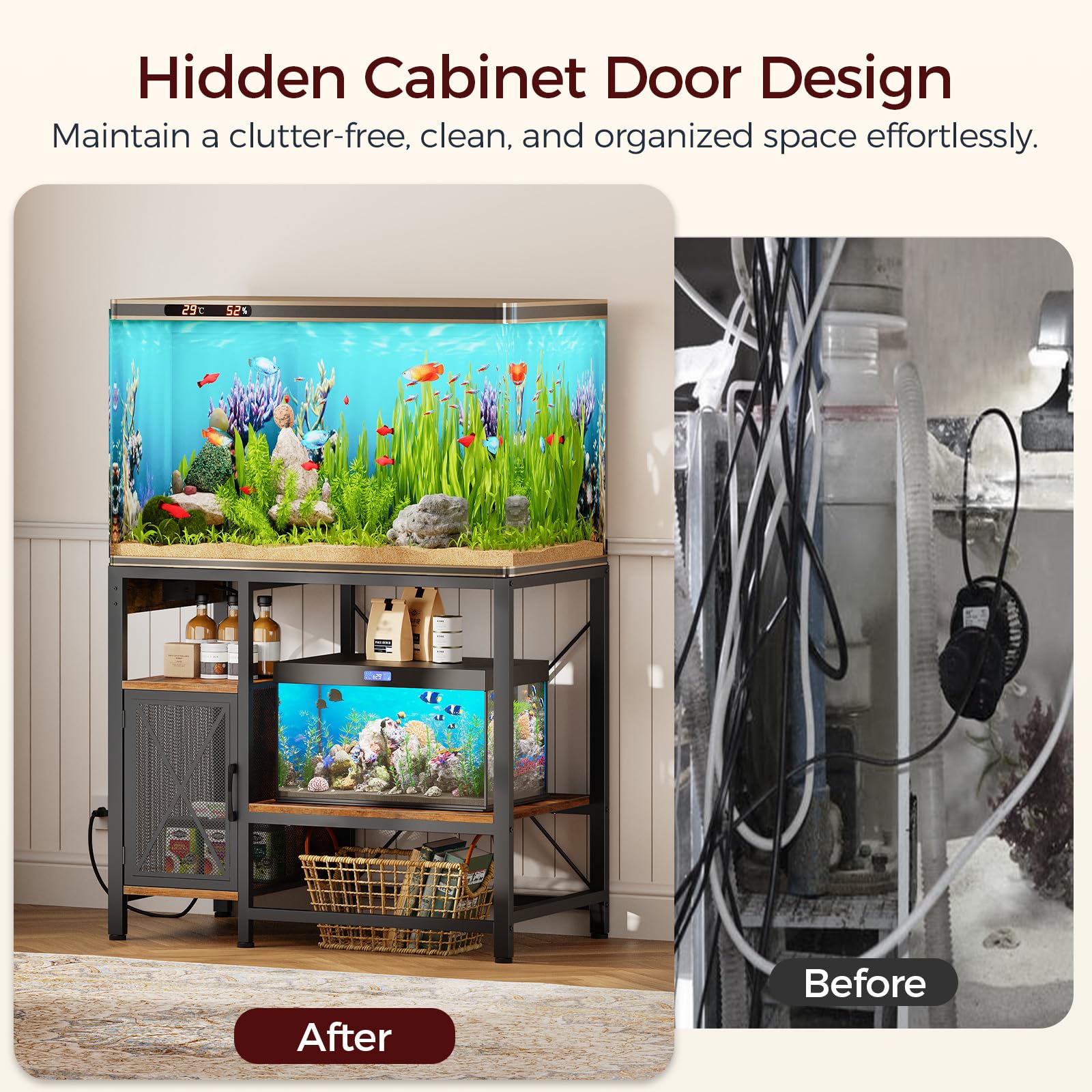 MAHANCRIS FTHR50E01 turtle-friendly stand suitable for terrariums