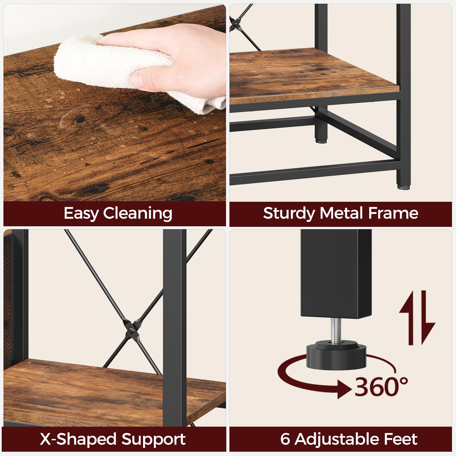 MAHANCRIS FTHR50E01 rustic brown finish complements living spaces