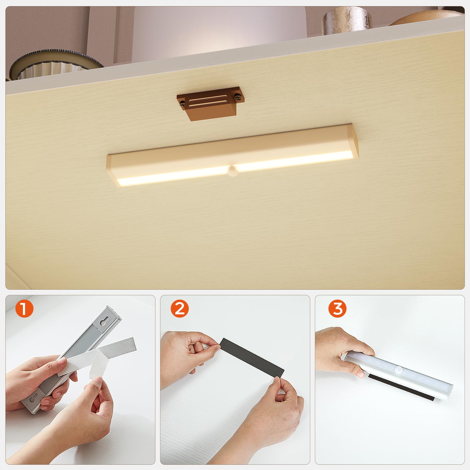 MAHANCRIS sensor-light design brightens the area for easy nighttime checks.