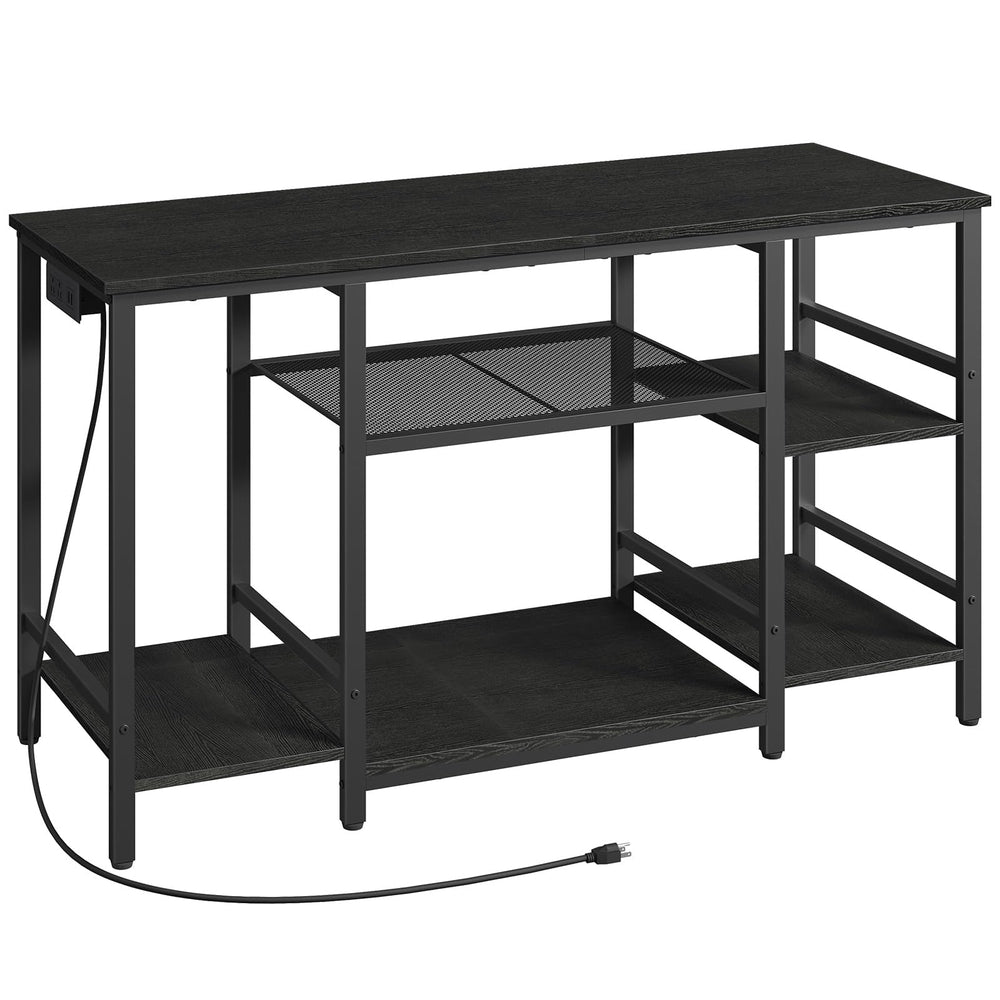 MAHANCRIS black finish complements modern home or office spaces