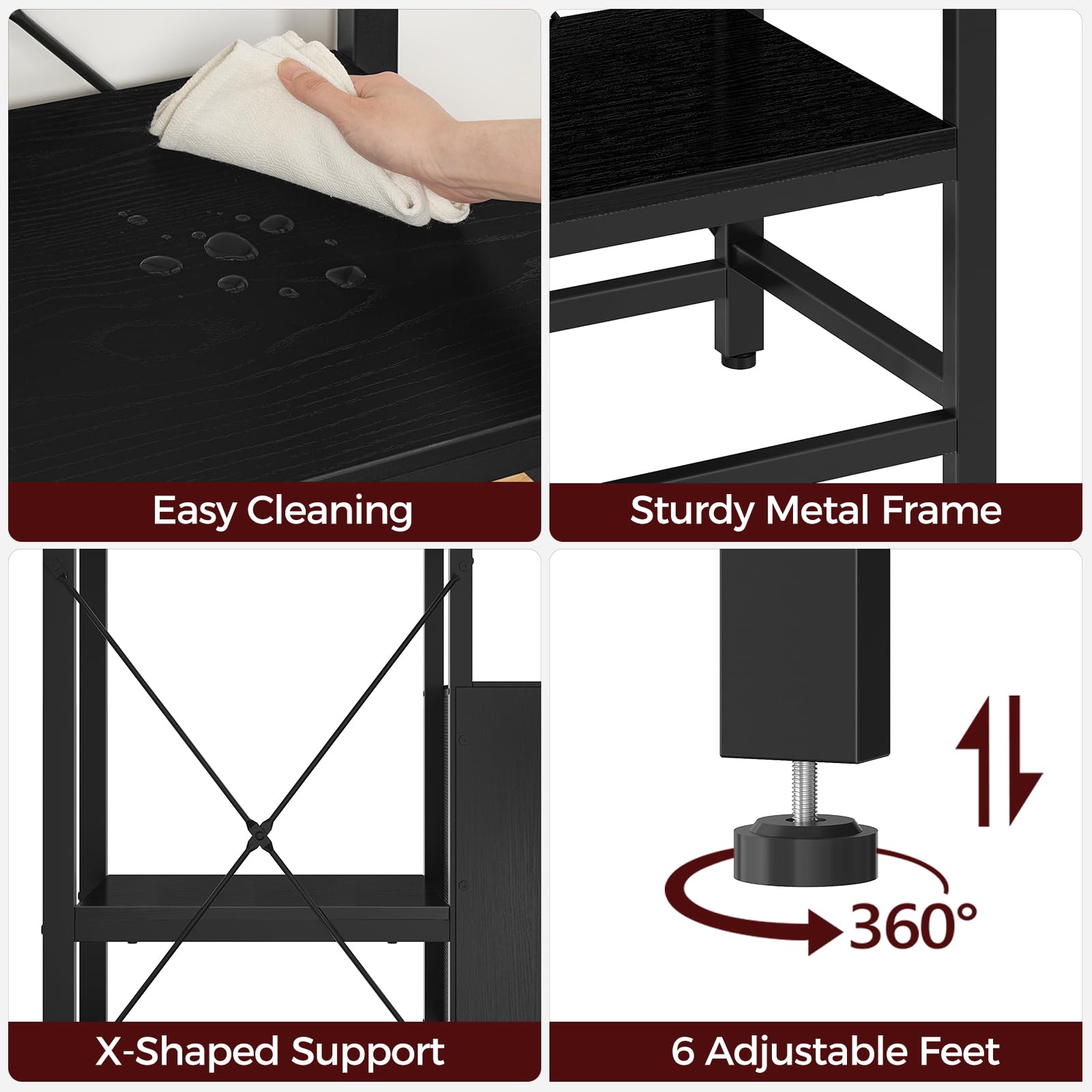 MAHANCRIS tank stand compact footprint fits spaces like living rooms.