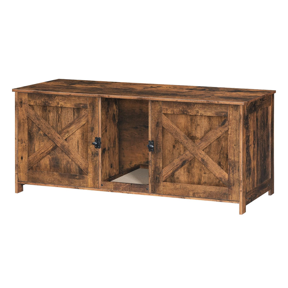 MAHANCRIS two-cats enclosure with dual rooms for privacy and comfort.