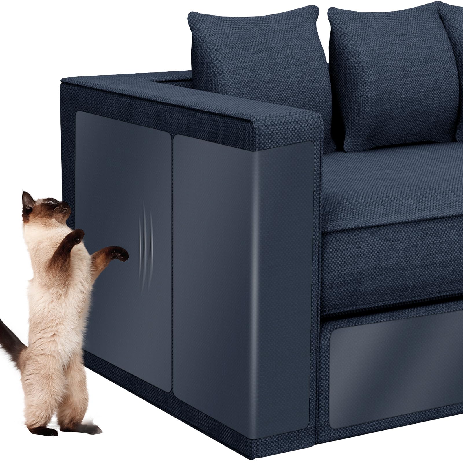 MAICOBI Cat Scratch Protector pack shot; 12-pack guards against cat scratches on furniture.