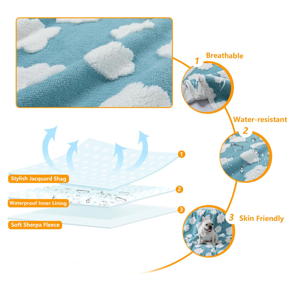 Maidewow double sided washable blanket is easy care