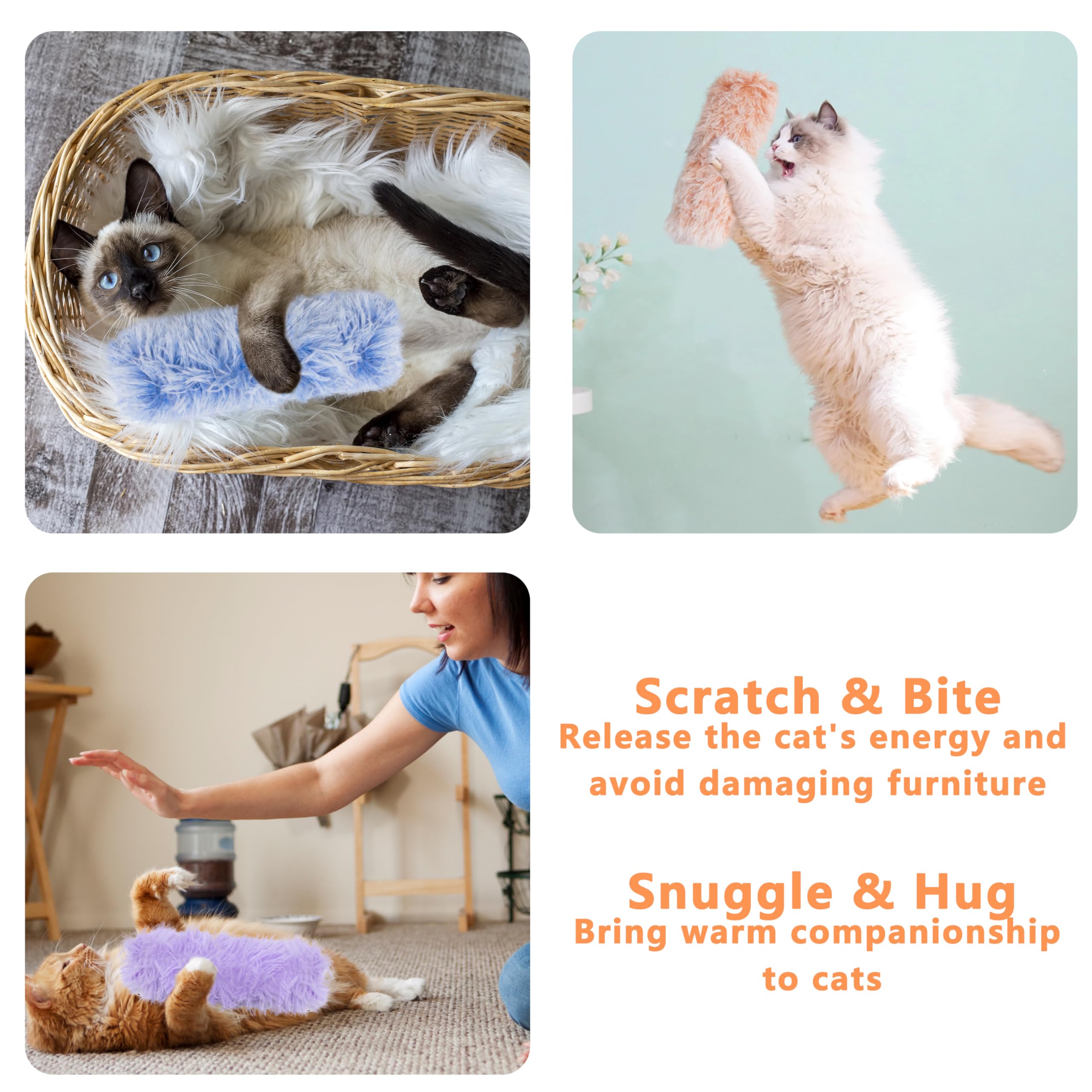 Maiiu catnip pillows encourage interactive play and owner bonding.