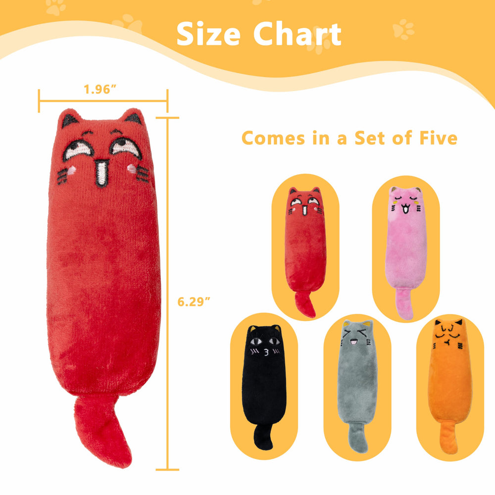 Maiiu catnip toys bright cartoon designs enhance playtime