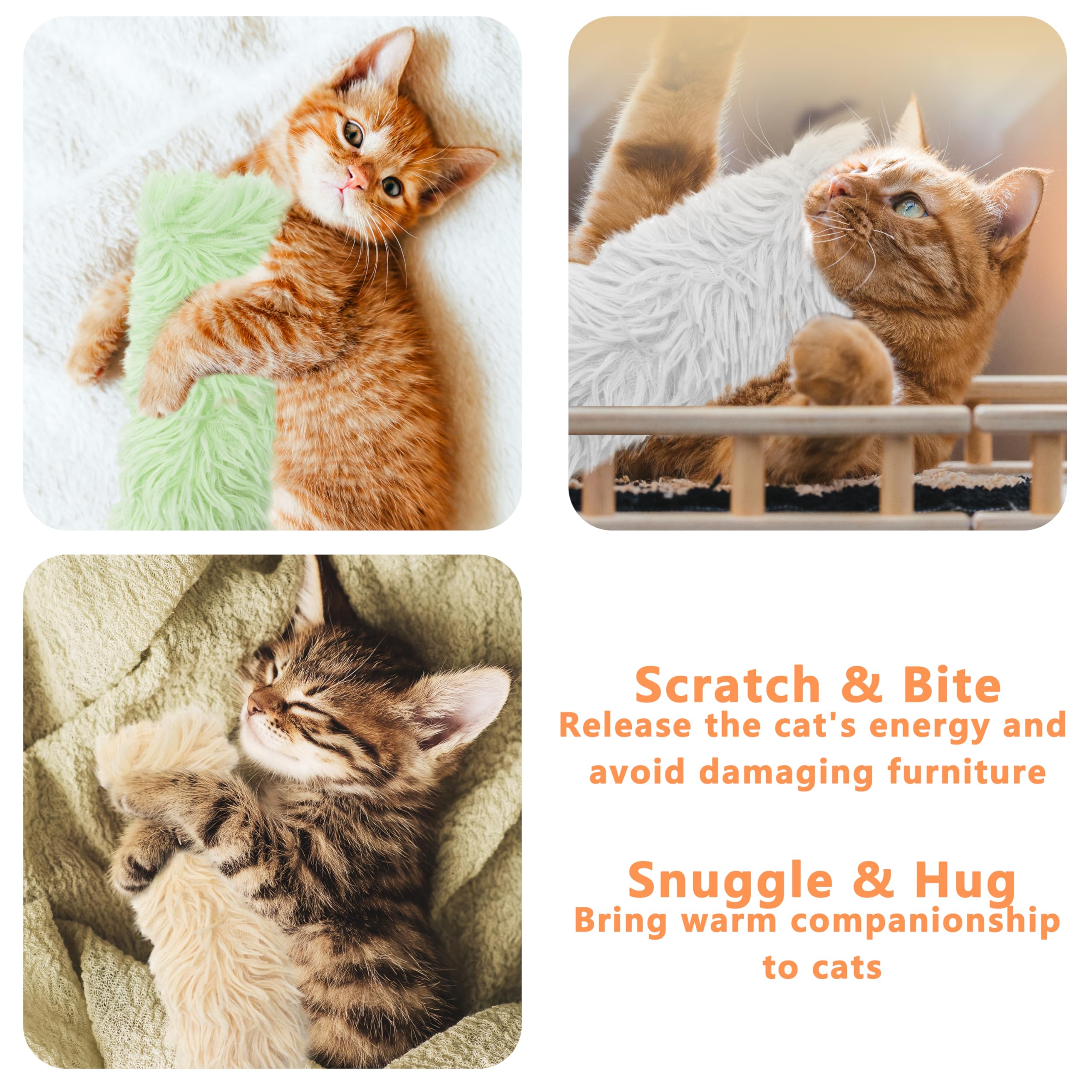 Maiiu plush catnip pillows provide comfortable companionship