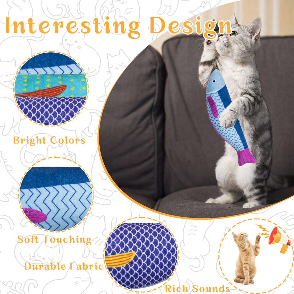 Maiiu colorful kingfish catnip set to spark hunting energy