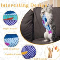 Maiiu colorful kingfish catnip set to spark hunting energy