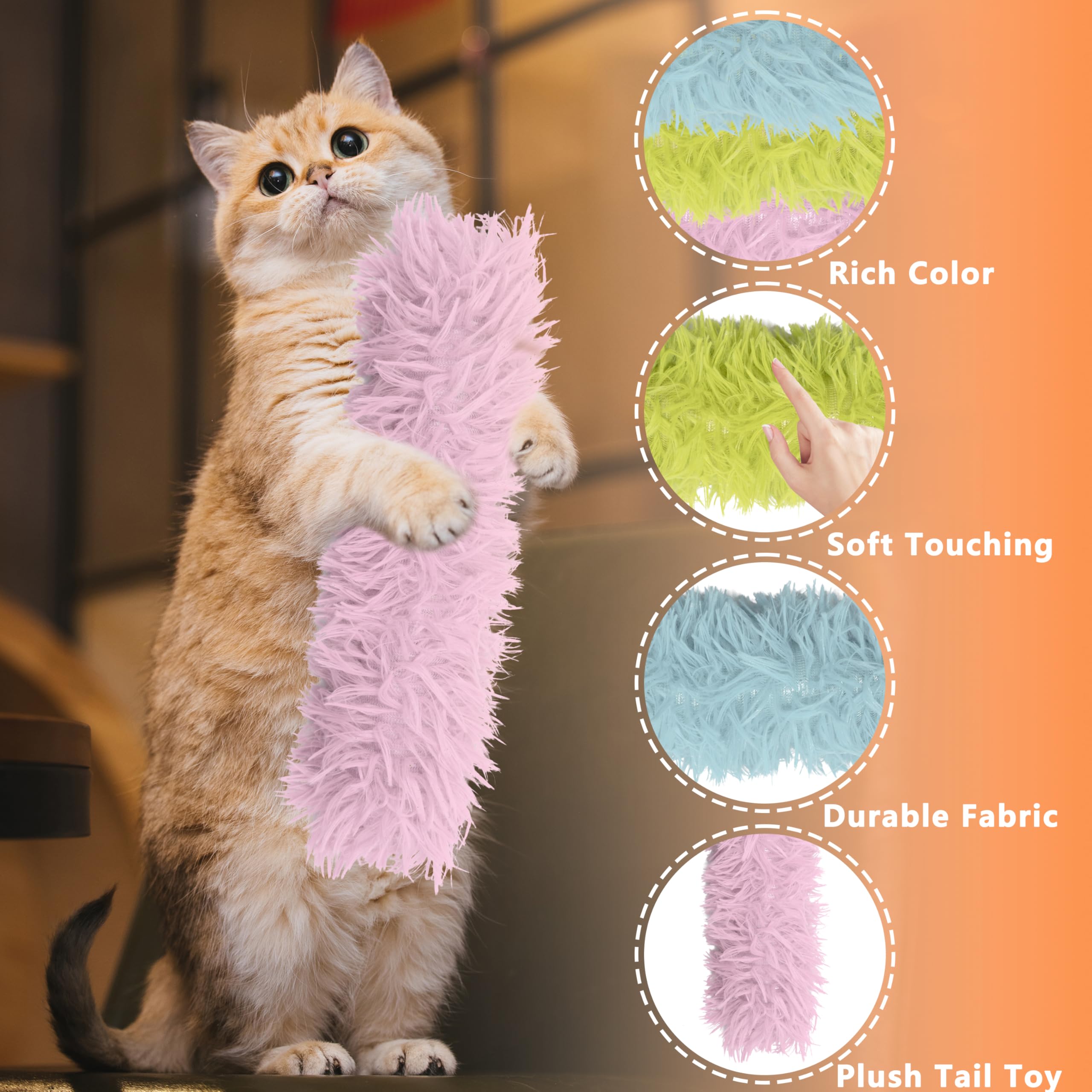 Maiiu soft plush fabric closeup emphasizes cuddly texture during play.