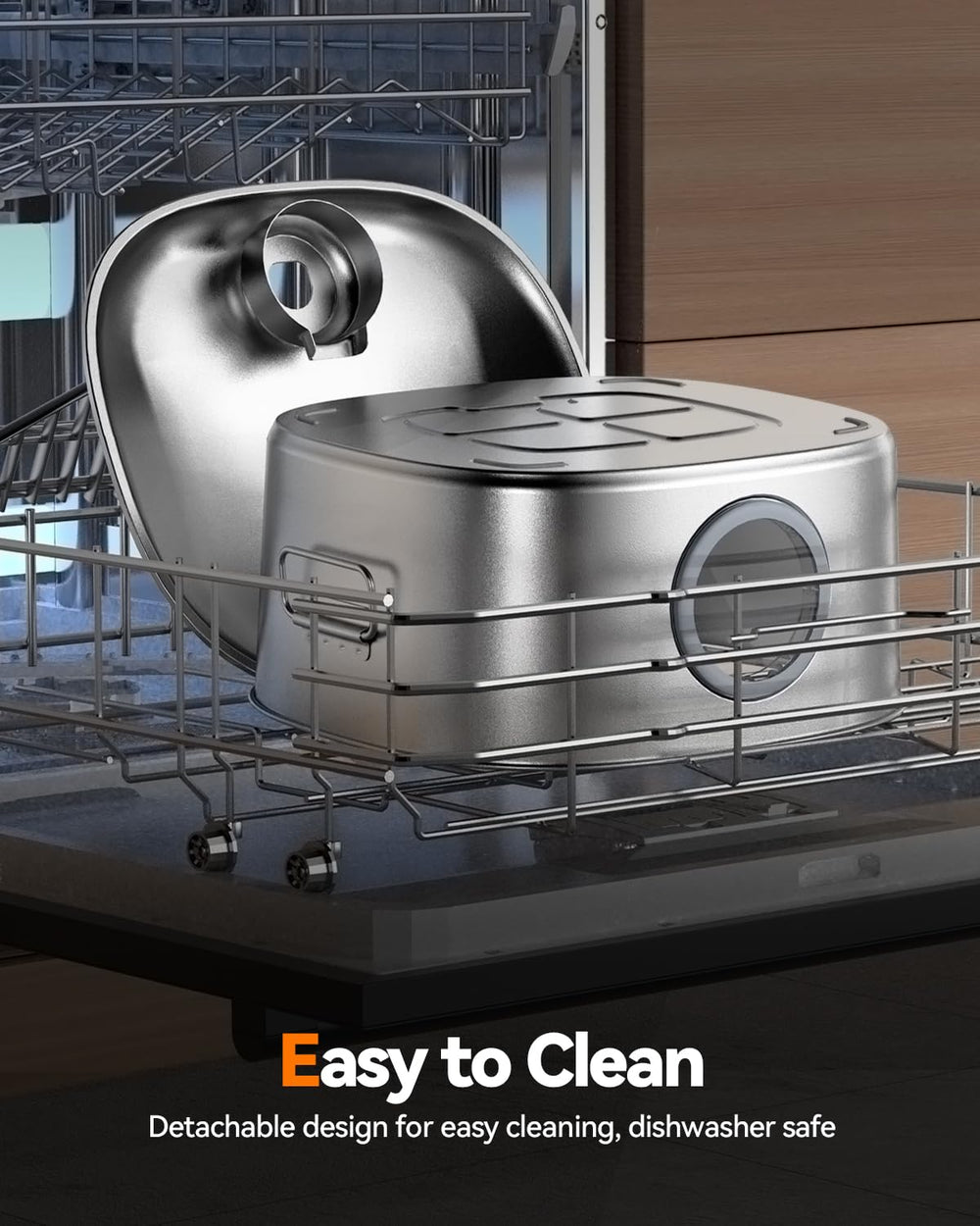 mailofy dog fountain is easy to clean and dishwasher-safe components save time.