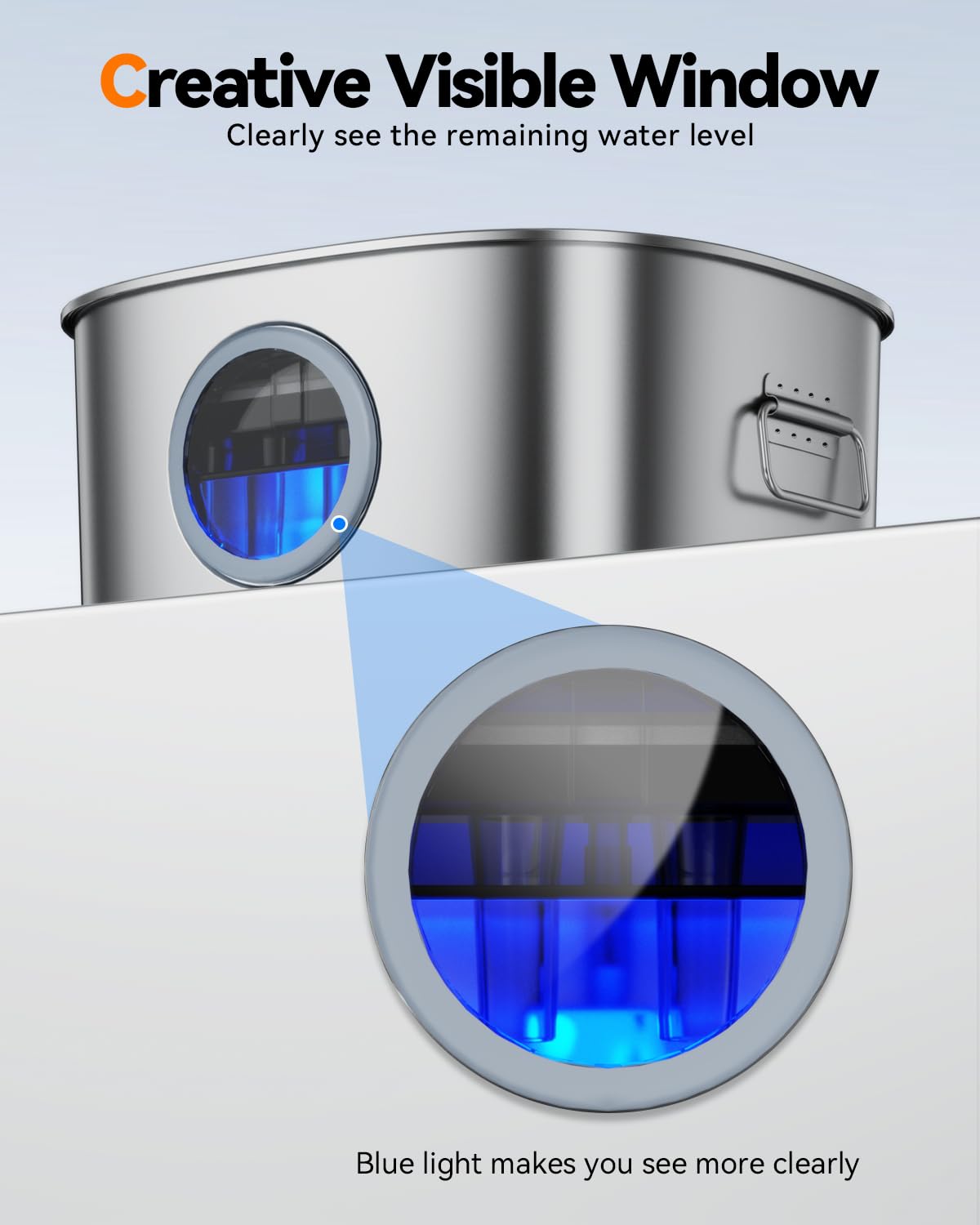 mailofy dog fountain visible water window helps monitor levels at a glance.