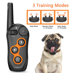 MAISOIE dog training collar remote control with long-range capability for outdoor use.
