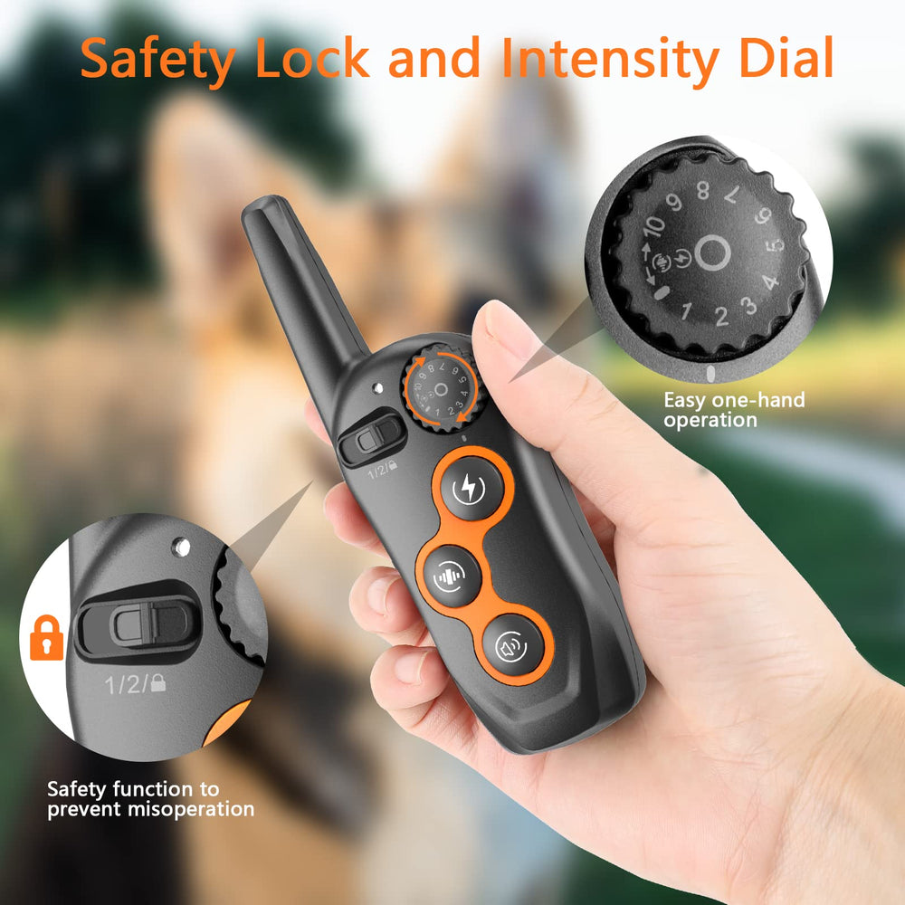 MAISOIE dog training collar waterproof receiver demonstrates outdoor durability