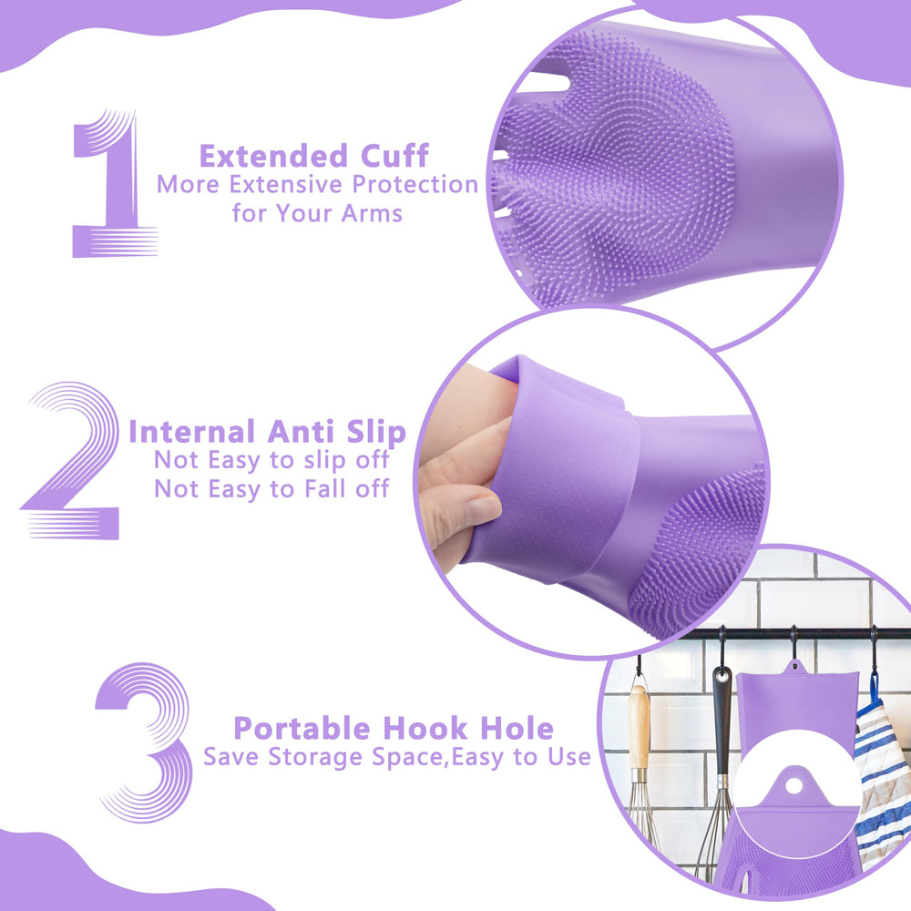 Maiiu multi-use glove for pet washing and car cleaning