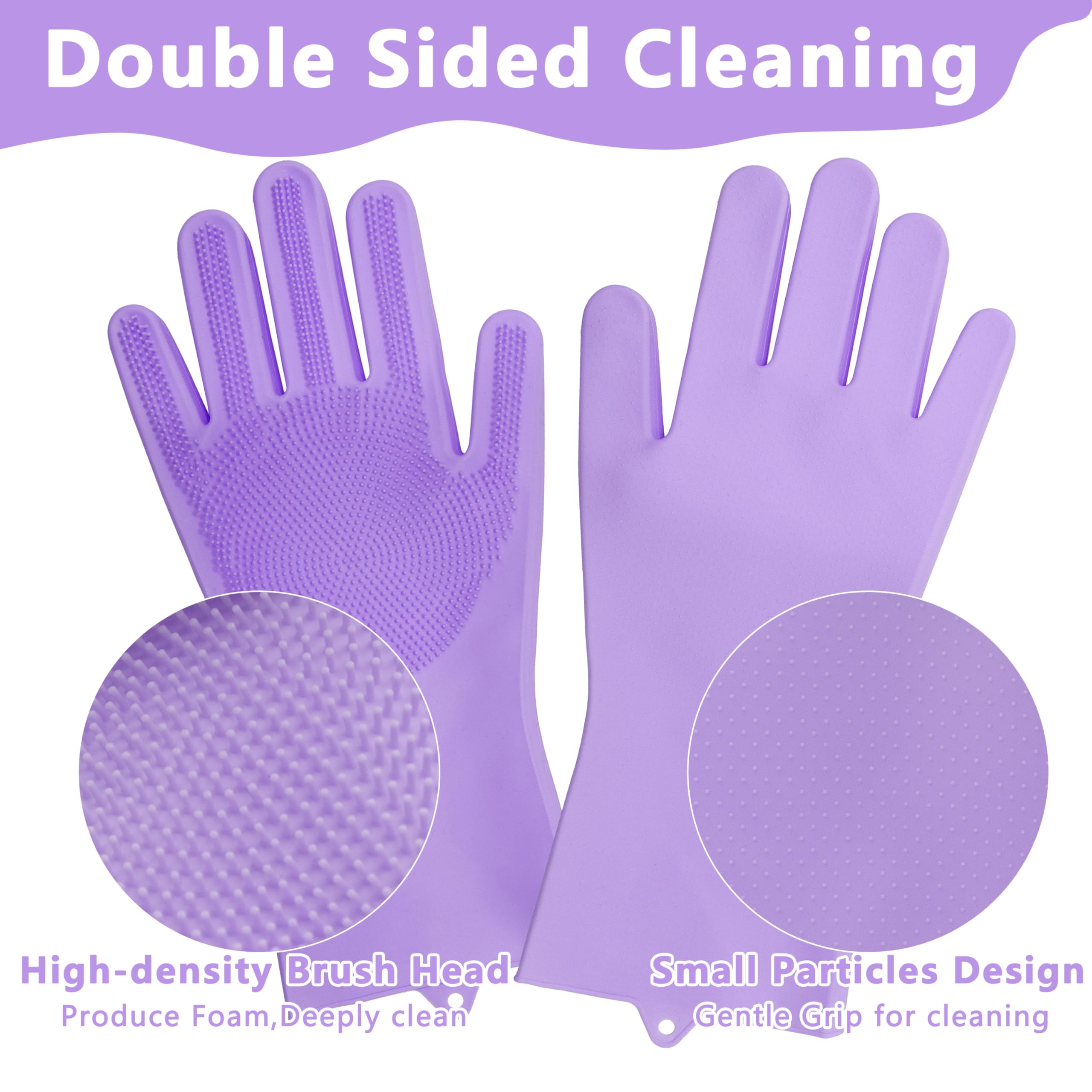 Maiiu silicone dog grooming glove heat-resistant material with durable stretch