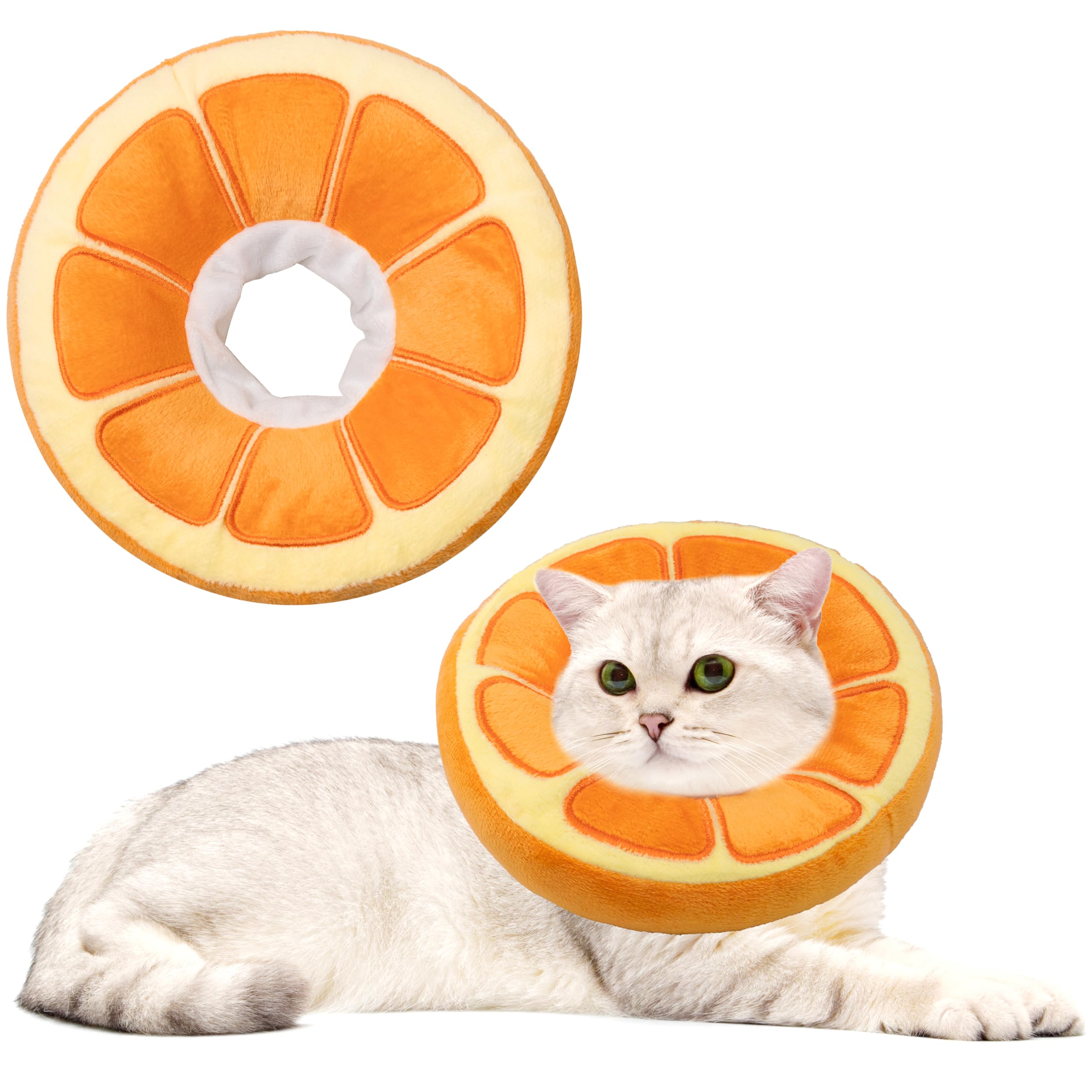 Maiiu Soft Cat Cone Collar close-up of soft material for gentle comfort