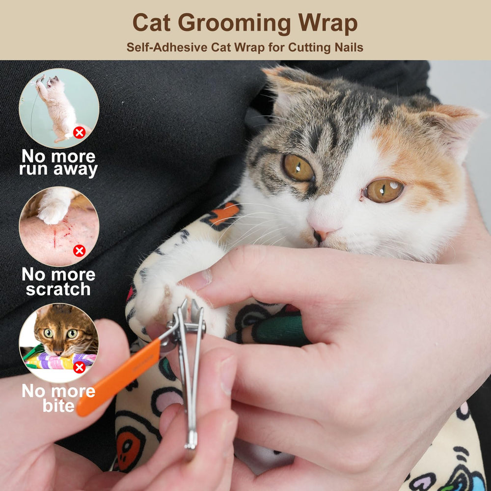 maiwoste elephant cat wrap medicine dosing during care