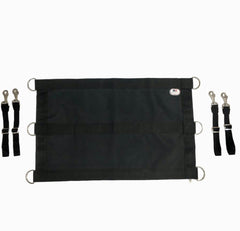 Majestic Ally stall guard close-up highlights replaceable hardware and snap ends for easy maintenance.