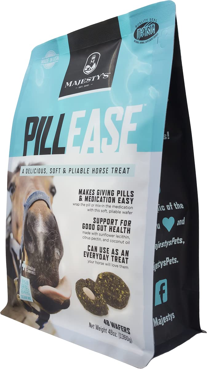 Majesty's PillEase package with 48 wafers offers consistent dosing options.