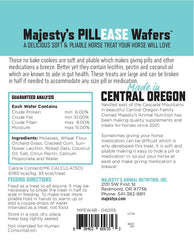 Majesty's PillEase soft cookie close-up highlights pliable texture for pill wrapping.